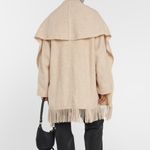 Isabel Marant  Etoile Faty Wool Fringe Ecru Tan size 34 US 2 Photo 2