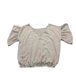 Love + Joy  sheer floral blouse Photo 3