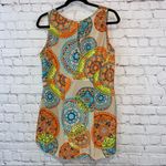 CARAMELA  High Low Multicolored Patterned Sleeveless Blouse Photo 1