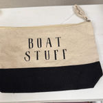 Boat Stuff Canvas Pouch with Black Accent Photo 0