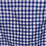 UNTUCKit Gattinara Plaid‎ Long Sleeve Button Down Casual Dress Shirt Cotton SZ 8 Blue Photo 3