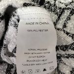 Pink & Flare Black White Tweed Plaid Check Pearl Button Romper Shorts Size S Photo 4