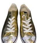 Converse  Chuck Taylor All Star CTAS OX Gold Lame Distressed Sneaker Holiday shoe Photo 10