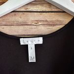 Leith  Jumpsuit Women’s Size Small Black Sleeveless Wide Leg Cropped V-Neck Photo 2