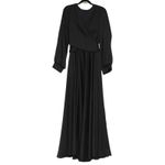 Modest Hijabi Friendly Long Sleeve Maxi Formal Dress Size XL Black Photo 1