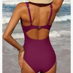 🏷️ Charmo One Piece Swimsuit cut out raspberry color Pink Size XL Photo 1