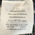 Madewell Merino Wool Collage Patchwork Oversized Cardigan Sweater Navy Large Photo 8