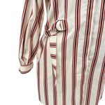 Ted Baker  Kaate Shirt Dress With Waist Tie‎ Cream Red Stripe Size 1 US 4 Photo 8