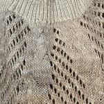 John + Jenn Brown Ombre Netted Long Sleeve Pullover Knit Sweater Women Sz SP Photo 5