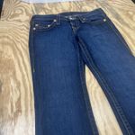 True Religion  Jeans Women 28x34 Straight Leg Low Rise Dark Wash Denim Boho Photo 3