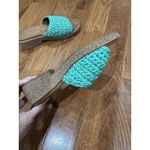Kurt Geiger Kelly Green Crochet Slides EU 38 US 7.5 Cork Excellent Condition! Photo 2