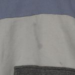 Aritzia TNA Color Block Pullover Hoodie Sweatshirt Blue Grey White Pocket Small Photo 1