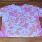 Aeropostale  Tie Dye Pink Orange White Swimming With The Mermaids Cropped Small Photo 3