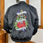 Urban Decay *RARE*  Limited Edition Beauty With An Edge Bomber Jacket Size L Photo 0