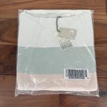 Barefoot Dreams ‎ CozyChic Ultra Lite Ocean Breeze Poncho Womens Multi Stripe Photo 2