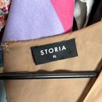 Storia  Velvet Burnout Semi Sheer Dolman Sleeve Blouse Size XL Photo 6