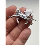 Vintage Enamel Horse Pin Brooch‎ Brown Running Horse Tiawan Retro Photo 6