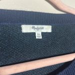 Madewell  Green Plaid Oversized Wool Blend Sweater | XS‎ Photo 4