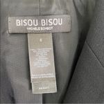 Bisou Bisou  blazer size 8 bell sleeve button front cropped career office black Photo 5