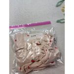 LC Lauren Conrad  Strawberry‎ Print Tie-Front Button Down Shirt Small S Photo 9