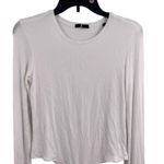 ATM Anthony Thomas Melillo Long Sleeve Bodysuit White XL Photo 3