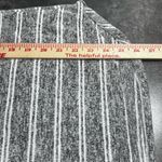 Crochet Long Sleeve Gray White Classic Pullover Shirt Soft Women Size Small Photo 5