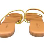 LK Bennett Revelle Lime London Sandals 41 US 10 Strappy Green Leather Flats Shoe Photo 5