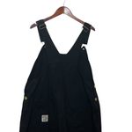 BIG BUD Original Overalls Size 1 XL Mono Black Cotton Denim Straight Leg Photo 6