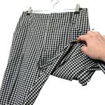 Anthropologie  NWT Maeve Gingham Capri Pants Size 6 High-Rise Stretch Cottagecore Photo 4