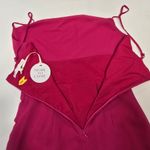 MORE TO COME Mileva Ruched Mini Dress in Fuchsia Pink Size XS Photo 9