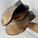 True Religion Pauline British Tan Leather Platform Wedge Shoe Size 8.5 Pumps Photo 5