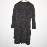 Escada by Margaret Ley Wool Vintage 80s Drop Waist Pleated Dress Black Size 10 Photo 1