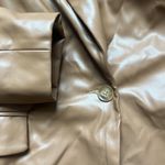 Sans Souci Faux-Leather Blazer -  Photo 2