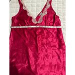 Victoria's Secret  Satin Slip Short Nightgown Size Large Pink Lace Nighty Pajamas Photo 3