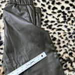 A New Day Olive Green Vegan Faux Leather Pants M Photo 7