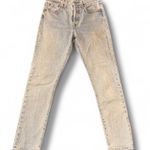 Levi's  501 S Classic Minimal Premium Womens Jeans Button Fly Light Wash Denim 25 Photo 0