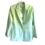 Endless Rose Single Breasted Blazer Pistachio Green NWT Medium Photo 1
