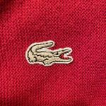 IZOD  Lacoste for her red sweater size M Photo 2