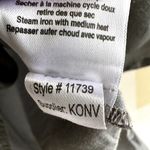 Mountain Khakis Sleeveless Top Embroidered Scoop Neck Back Cut Out Gray Small Photo 3