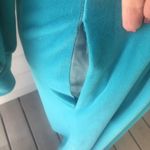 Pierre Cardin NWT  Vintage Turquoise Plush Velour Robe Zipper Photo 4