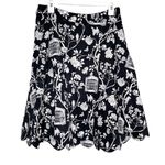 Talbots Womens Skirt Size 8 Floral  Knee Length Coastal Grandmother Core Beach Photo 0