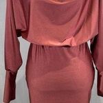 Votique dusty rose long sleeve sleek and chic pencil skirt dress size medium Pink Photo 1