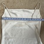 Aritzia Wilfred Only Satin Cowlneck Slip Midi Dress Light Birch XS Extra Small White Photo 9