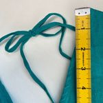 Johnny Was NWOT  Calme Tiered Ruffles V-Neck Trapeze Midi Dress Size S Teal Photo 11