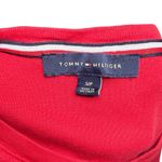 Tommy Hilfiger Women's Fitted Short Sleeve Red T-Shirt Bow Detail Size Small Photo 2