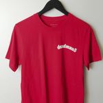 Urban Outfitters Deadmau5 DJ T Shirt Red Medium M Graphic Tee Short Sleeve 100% Cotton Solid Logo Photo 5
