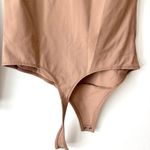 Abercrombie & Fitch  Soft AF Collection Tan Brown Thong Bodysuit Scoop-neck Photo 8