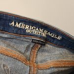 American Eagle Outfitters Denim High Rise Mini Skirt Dark Wash Blue Size 12 32 Photo 5