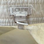 J.Crew - Midi Front Slit Light Khaki Skirt w/ Large Pockets 100% Cotton- Size 12 Photo 2