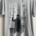 Zion Rootswear Light Grey John Lennon Imagine Peace NYC Short Sleeve Graphic Tee Photo 4